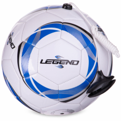 Спортивні активні ігри - М'яч футбольний тренажер CFA SP-Sport FB-3281 №5 Білий-Синій