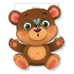 Книги для найменших (0-3 років) - Книжка «Кумедні лапки Ведмедик» Ірина Сонечко (А340015У)