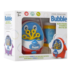 Мильні бульбашки - Ігровий набір Bubble Cool penguin червоний (119524/2)