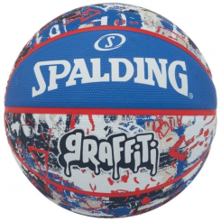 Спортивні активні ігри - М'яч баскетбольний гумовий №7 SPALDING GRAFFITI Multicolor (84377Z)