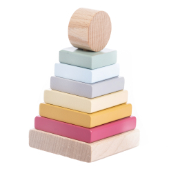 Развивающие игрушки - Развивающая игрушка Cubika Пирамидка LD-19 (15887)