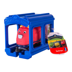 Залізниці та потяги - Паровозик Jazwares Chuggington Джекман з гаражем (JW10566/38620/10588)