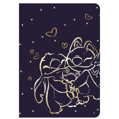 Канцелярские товары - Тетрадь CoolPack Stitch black А5 60 листов в линию (96281PTR)