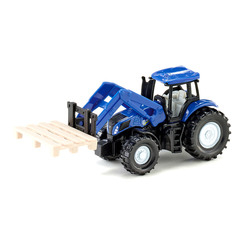 Транспорт и спецтехника - Автомодель Siku Трактор New Holland с паллетой (1487) Транспорт и спецтехника - Автомодель Siku Трактор New Holland с паллетой (1487)