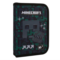 Пенали та гаманці - Пенал Yes HP-03 Minecraft watch out одинарний з клапаном (533664)