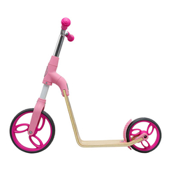 Дитячий транспорт - Біговел-самокат Aest B01 2 в 1 рожевий (B01-Pink)