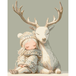 Товари для малювання - Картина за номерами Art Craft Поруч з другом 40 х 50 см (10152-AC)