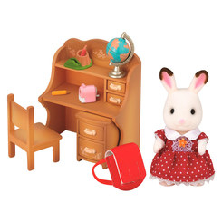 Уцененные игрушки - Уценка! Игровой набор Шоколадный кролик Сестра за партой Sylvanian Families (5016)