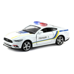 Транспорт і спецтехніка - Автомодель Uni-Fortune Ford Mustang Українська поліція (554029P-UKR)