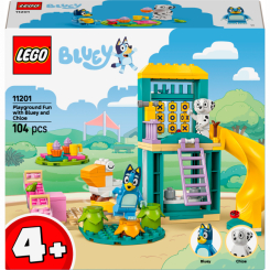 Конструктори LEGO - Конструктор LEGO Bluey Веселощі з Блуї та Хлоєю на ігровому майданчику (11201)