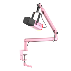 Мікрофони - Мікрофон динамічний Fifine USB/XLR Pink (TAM8P)