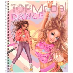 Товары для рисования - Раскраска с наклейками Top model Танцы (0411877)