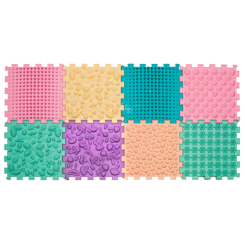 Развивающие коврики - Массажный коврик Ortek Микс Пазлы 8 элементов пастель (4820264130963) Развивающие коврики - Массажный коврик Ortek Микс Пазлы 8 элементов пастель (4820264130963)