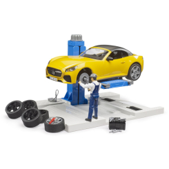 Автомодели - ​Игровой набор Bruder Автомастерская Roadster Bruder (62112)