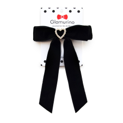 Бижутерия и аксессуары - Бант Glamurino Snow queen черный (5091.16) Бижутерия и аксессуары - Бант Glamurino Snow queen черный (5091.16)