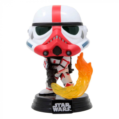 Фигурки персонажей - Фигурка Funko Pop Star Wars Мандалорец Штурмовик с огнеметом (45542)
