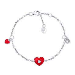 Ювелирные украшения - Браслет UmaUmi Symbols Сердечко с красной эмалью и фианитами (2210000018877) Ювелирные украшения - Браслет UmaUmi Symbols Сердечко с красной эмалью и фианитами (2210000018877)