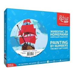 Товари для малювання - Картина за номерами Rosa Start Червоне вітрило 35 x 45 см (N00013566)