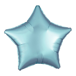 Аксесуари для свят - Кулька повітряна Flexmetal Зірка сатин пастель блакитна (1204-0949)