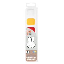 Канцелярські товари - Фарби акварельні Yes Miffy 6 кольорів (110317)