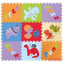 Пазлы - Детский коврик пазл Развлечения динозавров (GB-M1602) (5002021)