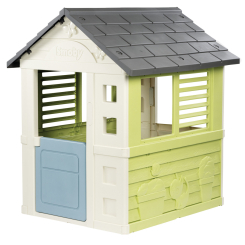 Ігрові комплекси, гойдалки, гірки - Ігровий будинок Smoby Life Райдужний зі ставнями (7600810737)