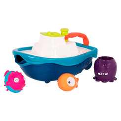 Іграшки для ванни - Ігровий набір  для ванни Battat Кораблик буль (BX1520Z)