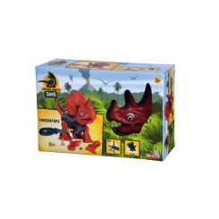 Фігурки тварин - Ігровий набір Simba Червоний трицераптор (4342504-3)