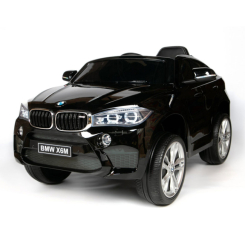Электромобили - Детский электромобиль Kidsauto BMW X6 M premium edition черный (JJ2199/JJ2199-4)