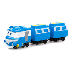 Железные дороги и поезда - Набор Silverlit Robot trains Паровозик Кей с двумя вагонами (80176)