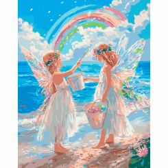 Товари для малювання - Картина за номерами Brushme Феї 40х50 см (BS54241) Товари для малювання - Картина за номерами Brushme Феї 40х50 см (BS54241)