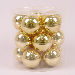 Аксесуари для свят - Кульки скляні Flora D-8 см. 15 шт(44605) (MR36001)