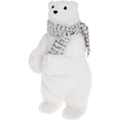 Аксессуары для праздников - Интерьерная новогодняя игрушка Медведь полярник 50 см Bona DP114231