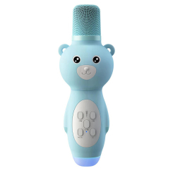 Микрофоны - Детский микрофон Remzona Mikaro Wild голубой (KM-03BL)