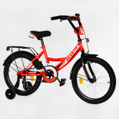 Велосипеди - Дитячий велосипед з багажником CORSO Maxis 18 Red (113614)