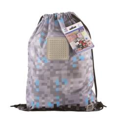 Рюкзаки та сумки - Сумка для взуття Pixie Crew Minecraft сіра (PXB-28-68)
