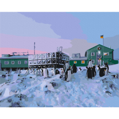 Товары для рисования - Картина по номерам Brushme Vernadsky Research Base Оксана Савенко 40 х 50 см (BS54271)