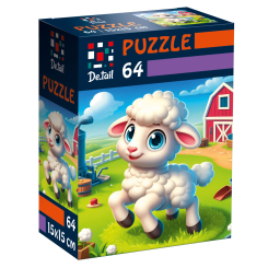 Пазли - Пазл De.tail Спритна овечка 64 деталі (DT1234-22)