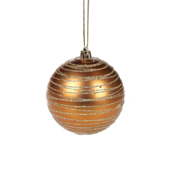 Аксесуари для свят - Куля новорічна BonaDi D-8 см Золото (898-102) (MR62880)