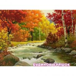 Товары для рисования - Картина по номерам Золотая осень Идейка (КН2125)