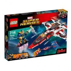 Конструкторы LEGO - Конструктор LEGO Marvel Super Heroes Спасательная космическая миссия на реактивном самолете Мстителей (76049)