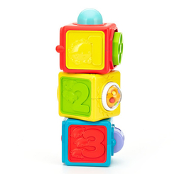 Развивающие игрушки - Игровой набор Fisher-Price Двигающиеся кубики яркие (DHW15)