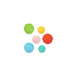 Розвивальні іграшки - М'які сенсорні м'ячики Canpol babies 6 шт (79/402)