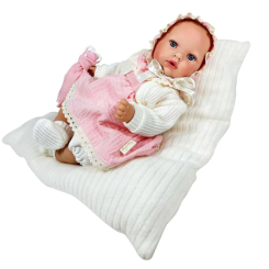 Пупсы - Кукла Nines d'Onil Маленькая Тита в розовом платье 40 см (5200)