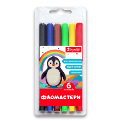 Канцтовари - Фломастери 1 Вересня 6 кольорів (650542)