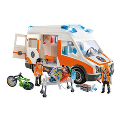 Конструкторы с уникальными деталями - Конструктор Playmobil City life Скорая помощь (70049)