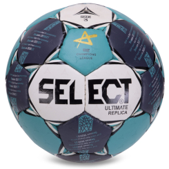 Спортивні активні ігри - М'яч для гандболу SELECT HB-3654-3 №3 PVC М'ятний сірий