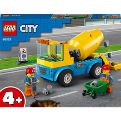 Конструкторы LEGO - Конструктор LEGO City Грузовик-бетоносмешалка (60325)