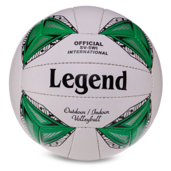 Спортивные активные игры - Мяч волейбольный VB-3127 Legend №5 Бело-зеленый (57430031) (3810829028)