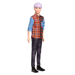 Ляльки - Лялька Barbie Fashionistas Кен у сорочці в клітинку (DWK44/GYB05)